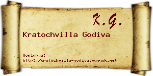 Kratochvilla Godiva névjegykártya